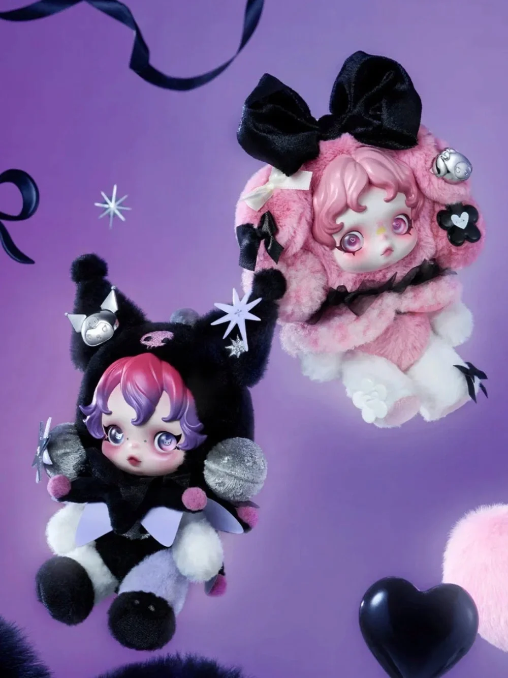 NEW AUTHENTIC SKULL PANDA KUROMI Plush Pendant